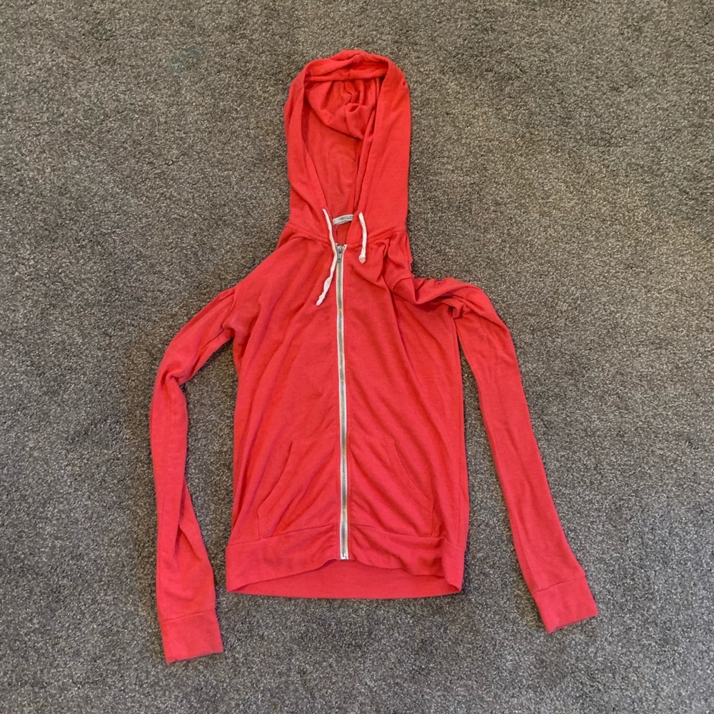 Pink hoodie